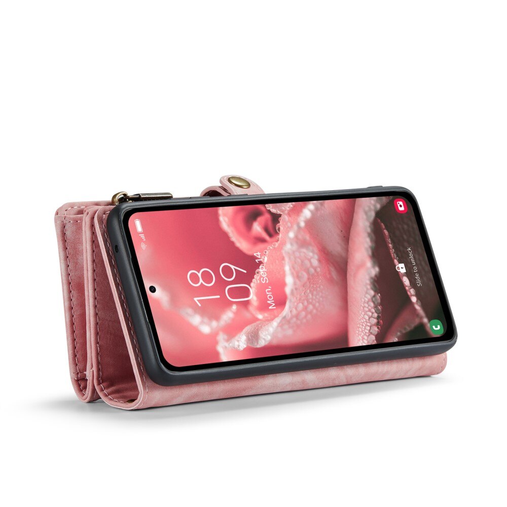 Étui portefeuille multi-cartes Samsung Galaxy A36, Rose