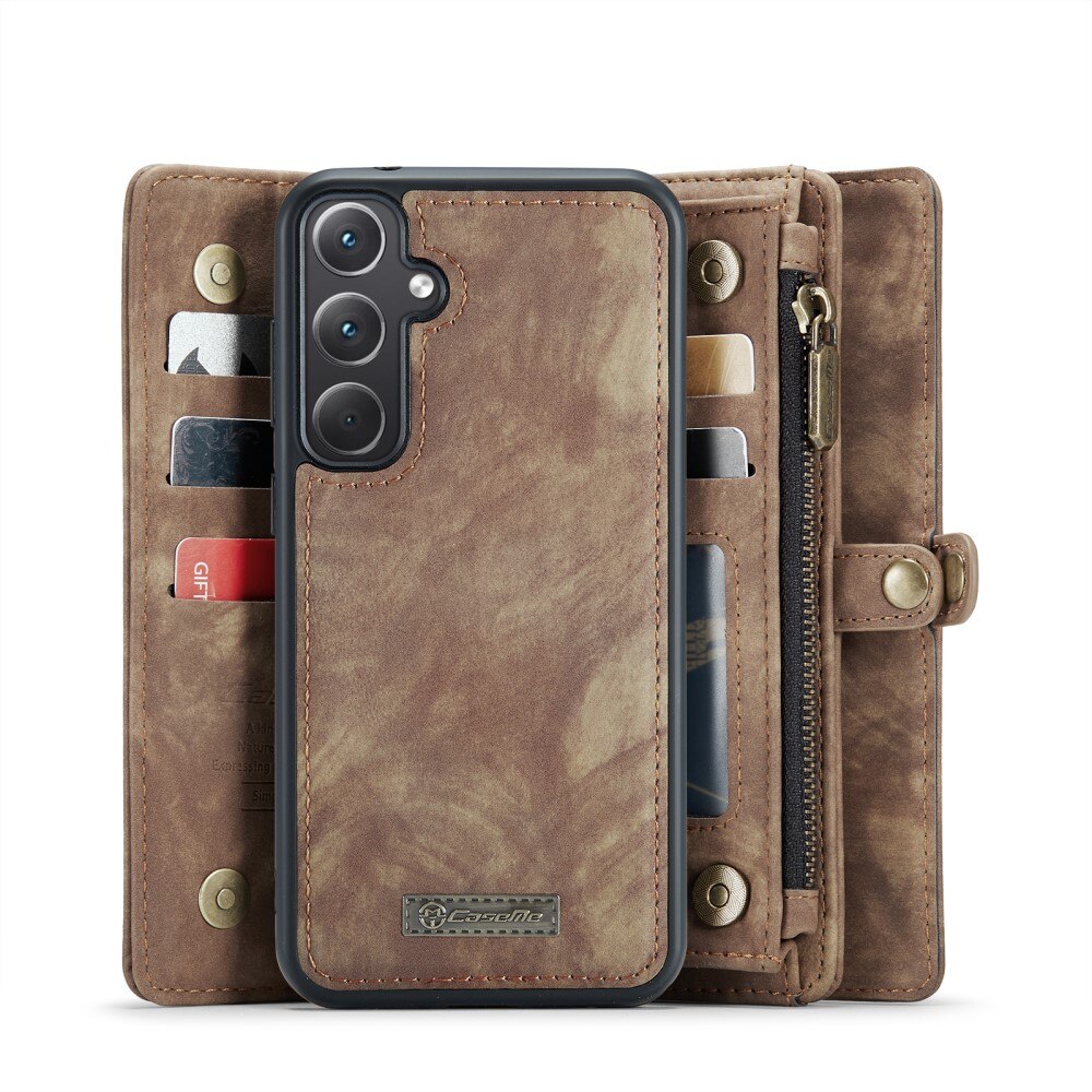 Étui portefeuille multi-cartes Samsung Galaxy A36, Marron