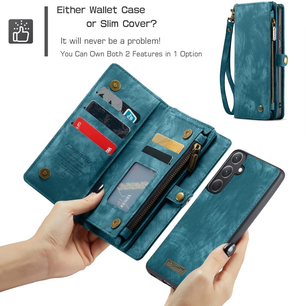 Étui portefeuille multi-cartes Samsung Galaxy A36, Bleu