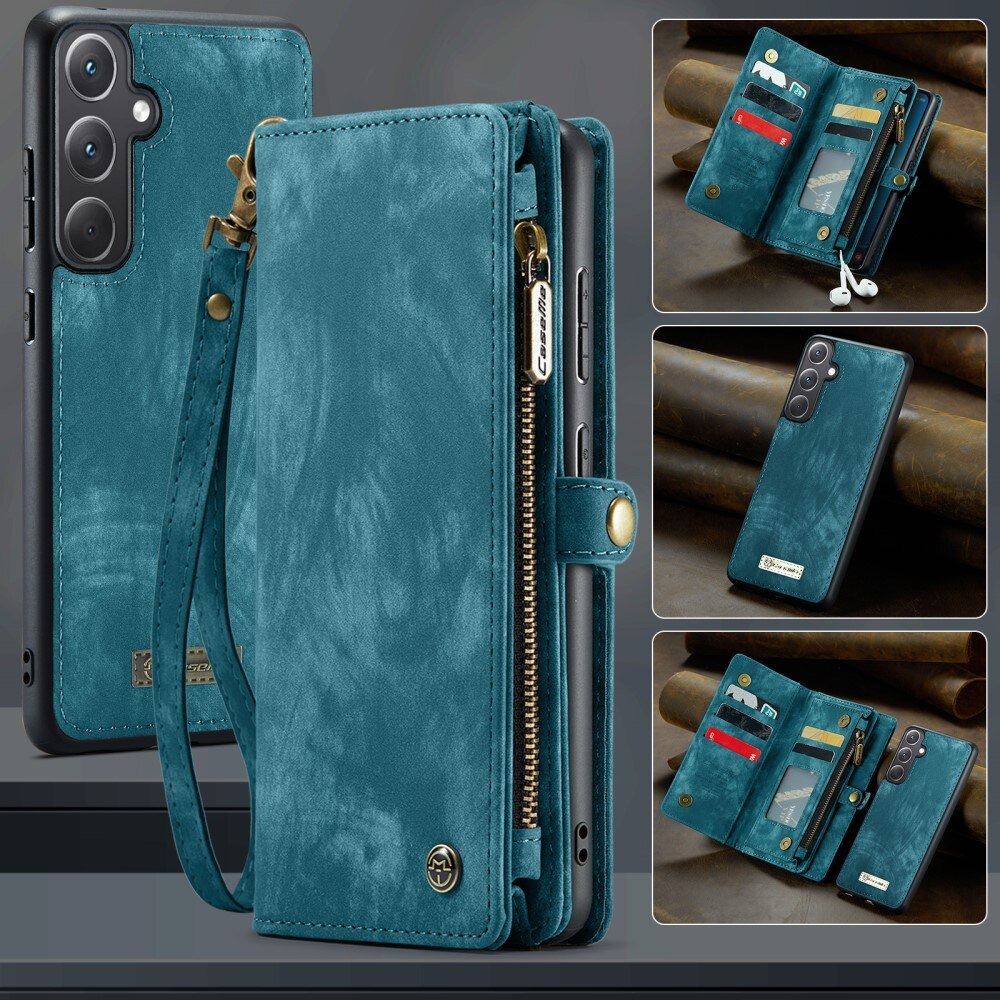 Étui portefeuille multi-cartes Samsung Galaxy A36, Bleu
