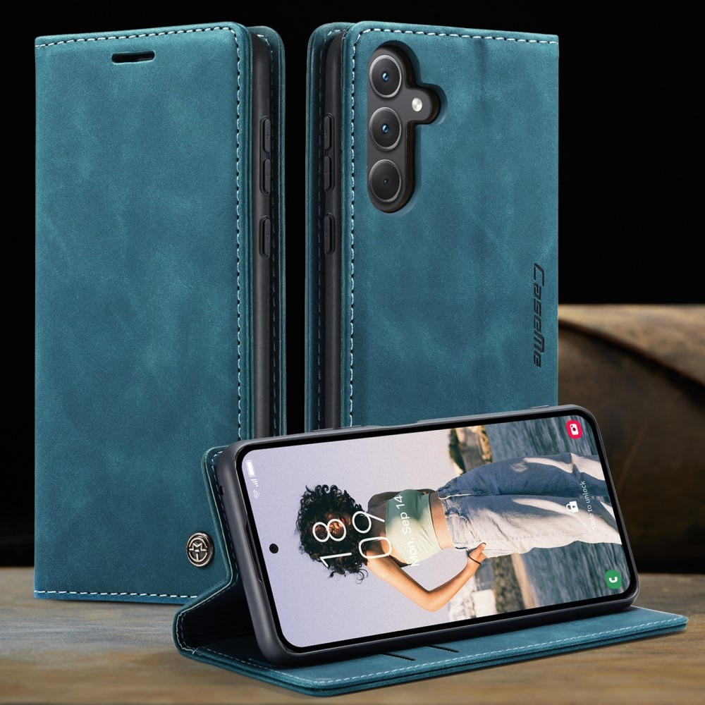 Étui portefeuille mince Samsung Galaxy A56, Bleu