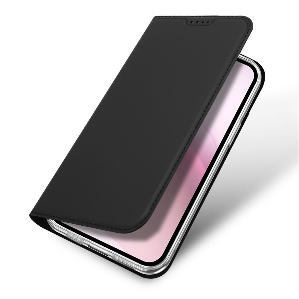 Étui portefeuille Skin Pro Series iPhone 16e, Noir