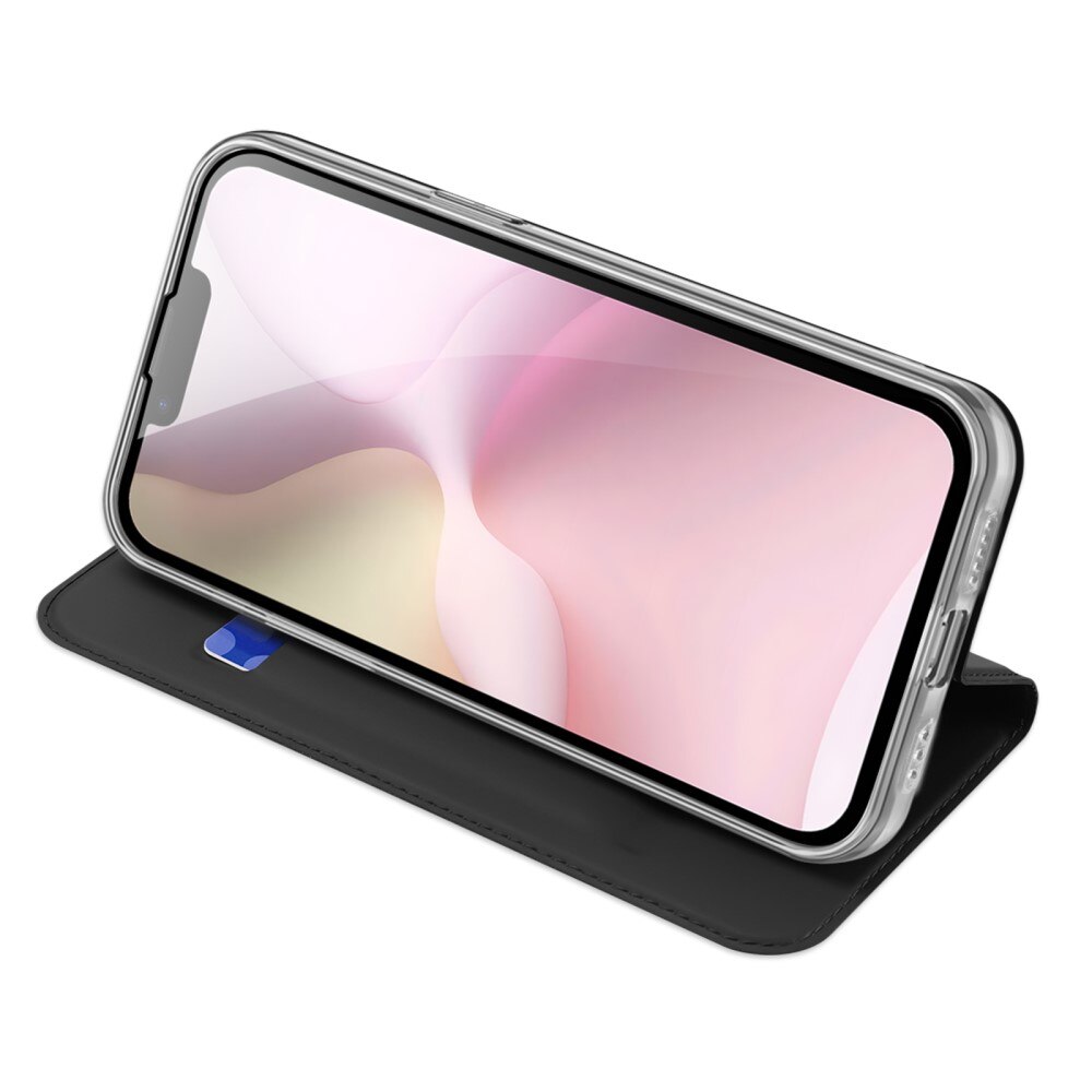 Étui portefeuille Skin Pro Series iPhone 16e, Noir