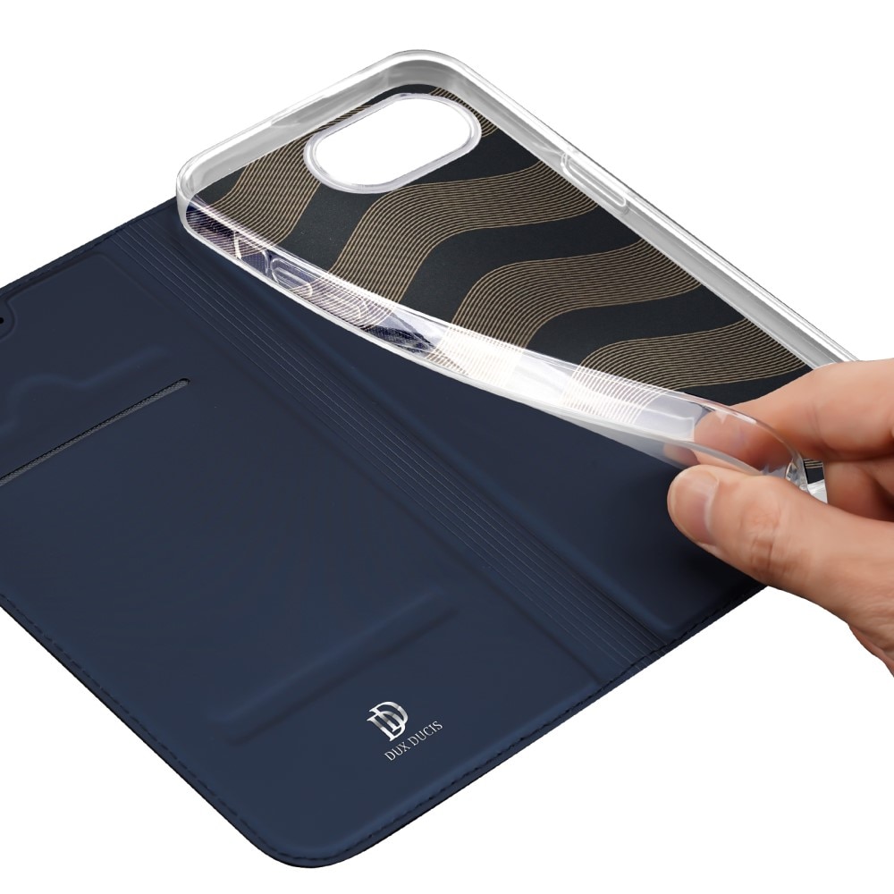 Étui portefeuille Skin Pro Series iPhone 16e, Navy