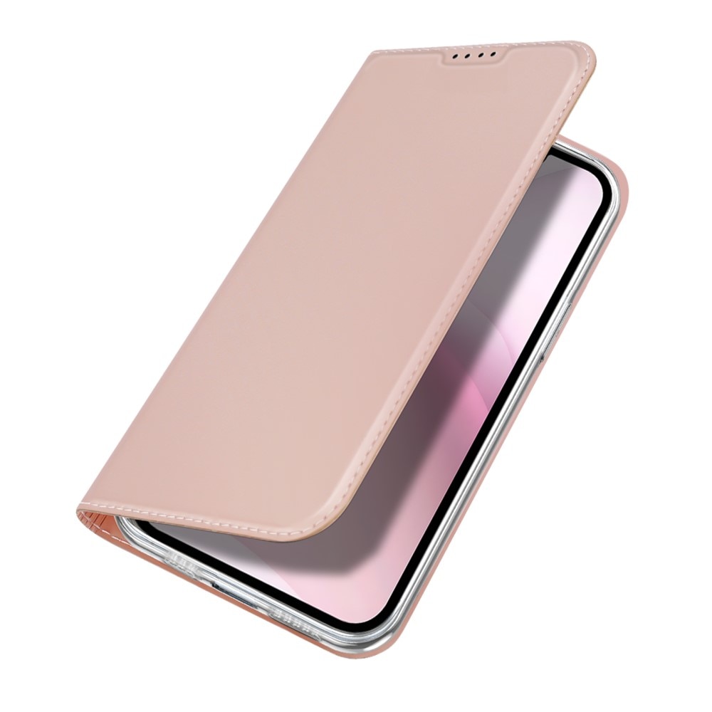 Étui portefeuille Skin Pro Series iPhone 16e, Or rose