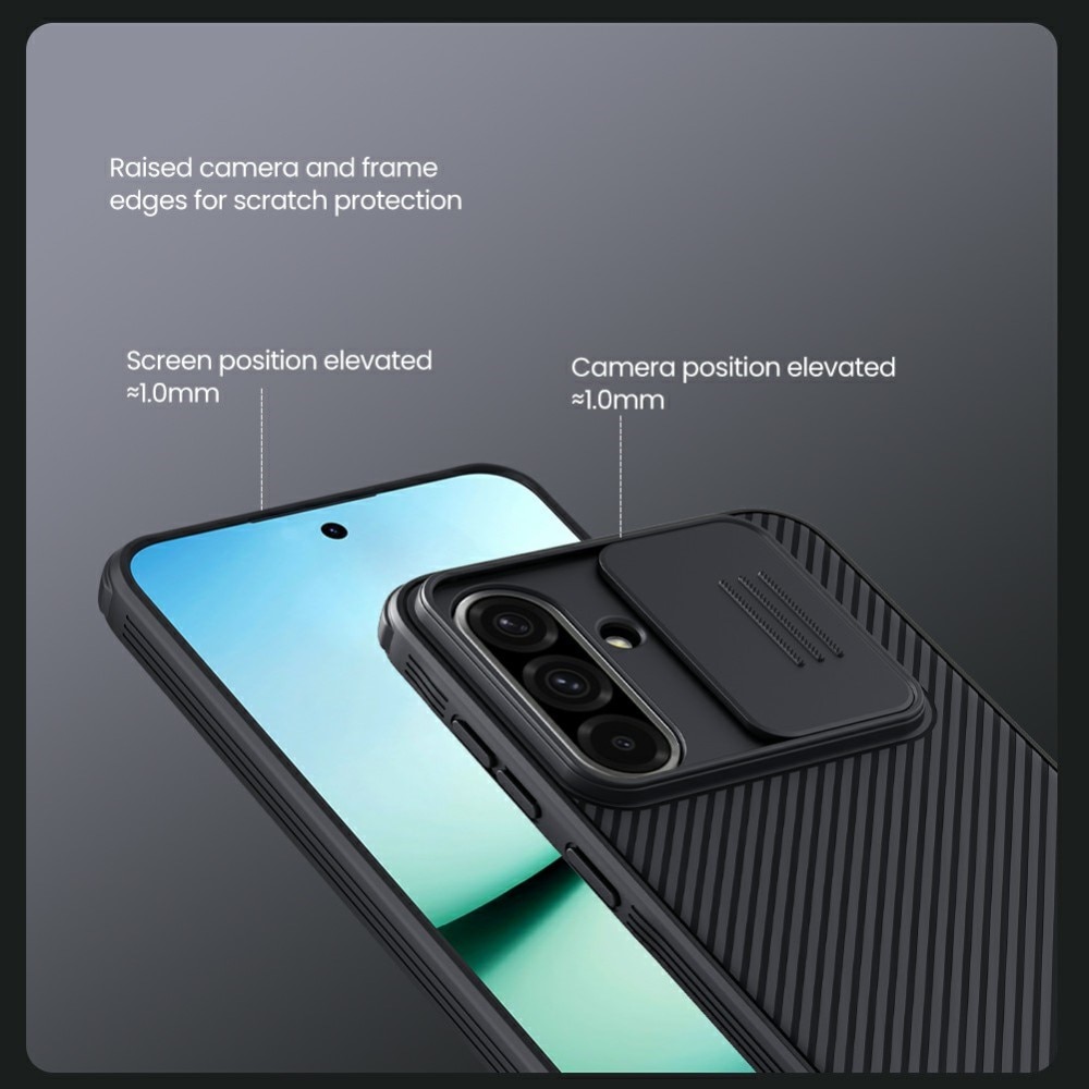 Coque CamShield Samsung Galaxy A36, Noir