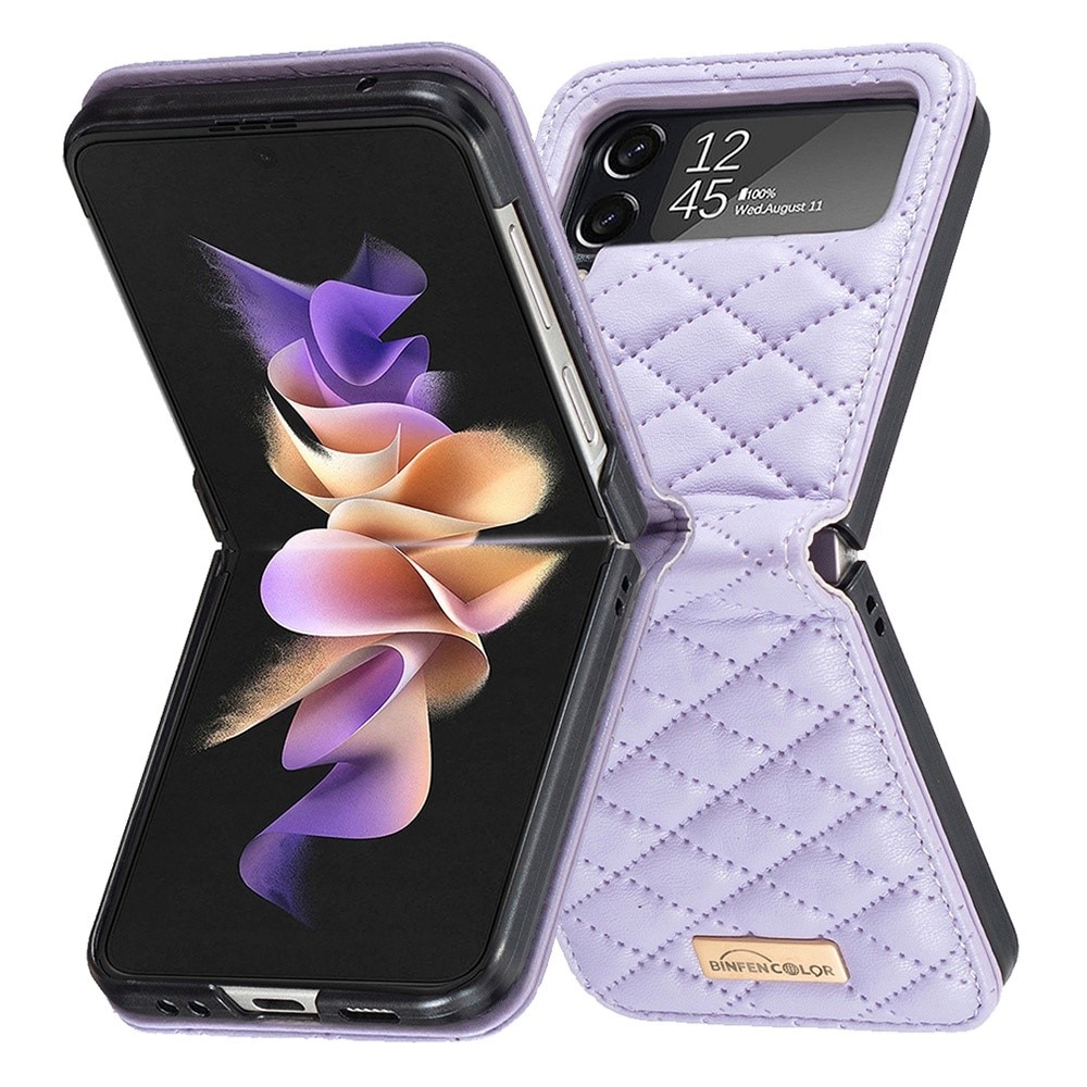 Étui matelassée Samsung Galaxy Z Flip 3 Violet