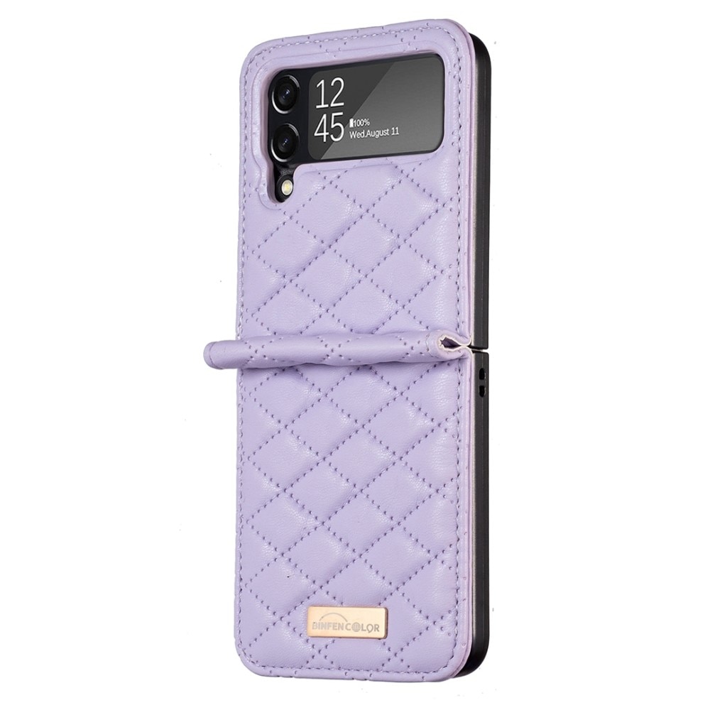 Étui matelassée Samsung Galaxy Z Flip 3 Violet