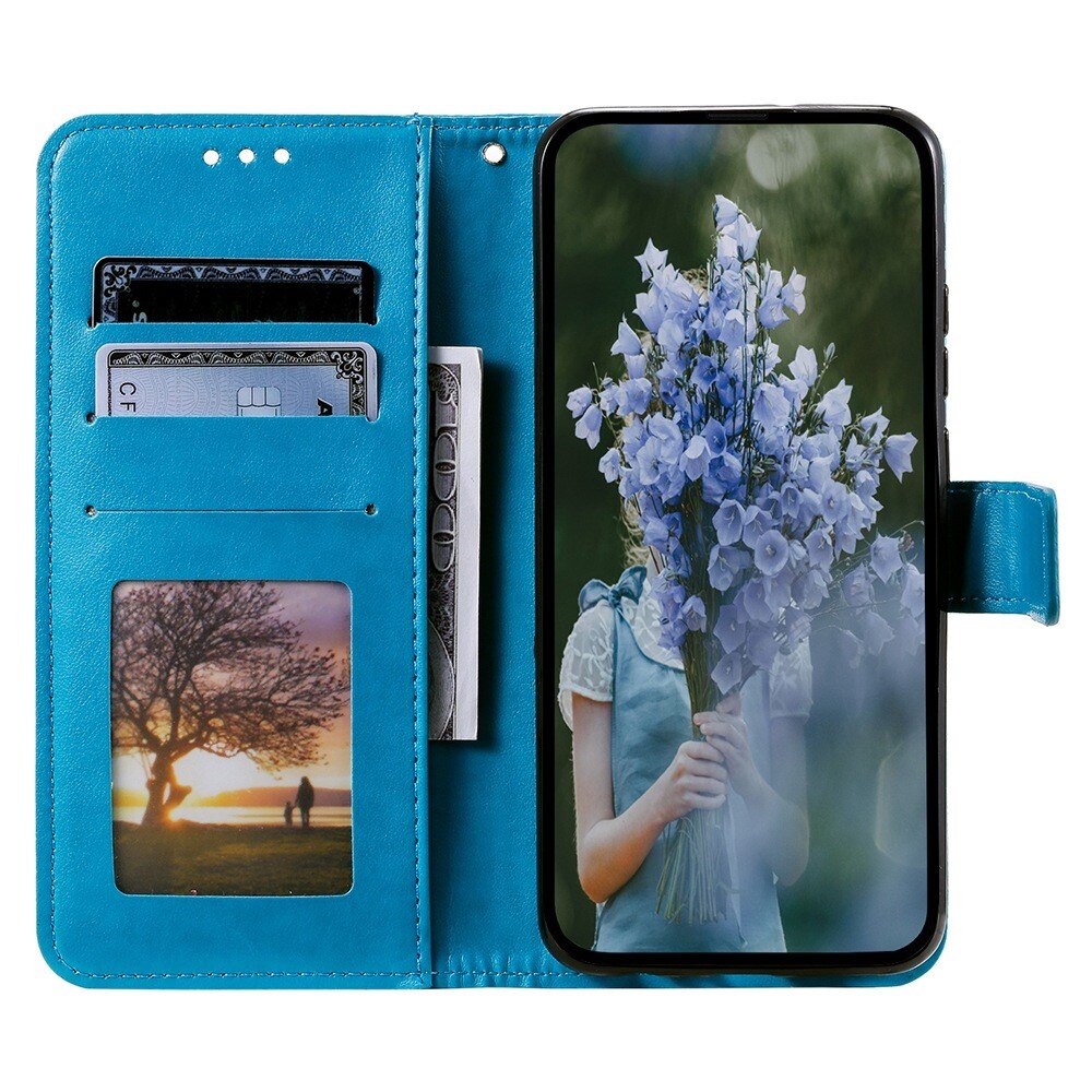 Étui en cuir Mandala Xiaomi 12T/12T Pro Bleu
