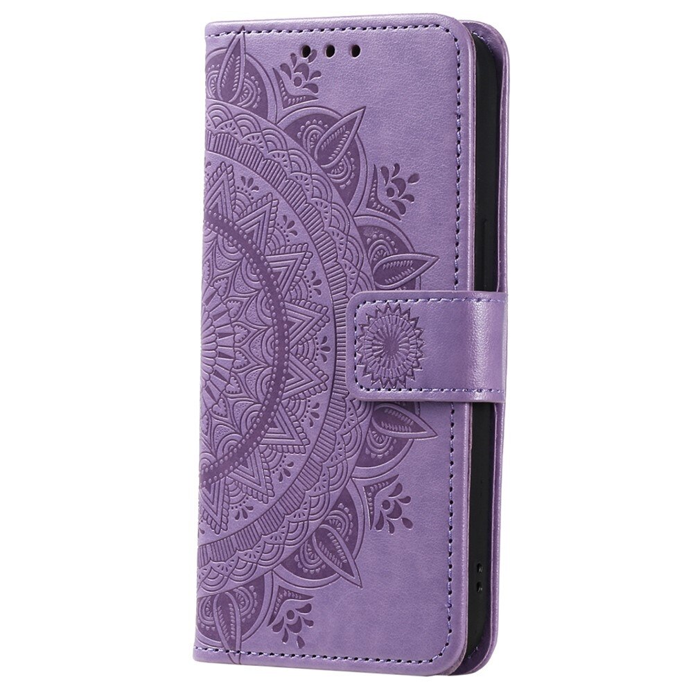 Étui en cuir Mandala Xiaomi 12T/12T Pro Violet