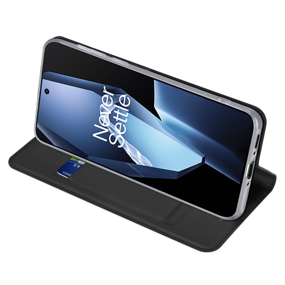 Étui portefeuille Skin Pro Series  OnePlus 13R, Noir