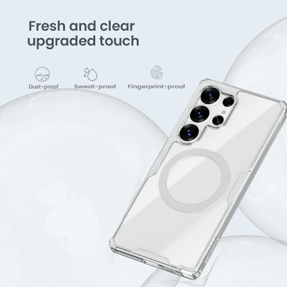 Coque Nature Pro MagSafe Samsung Galaxy S25 Ultra, transparent