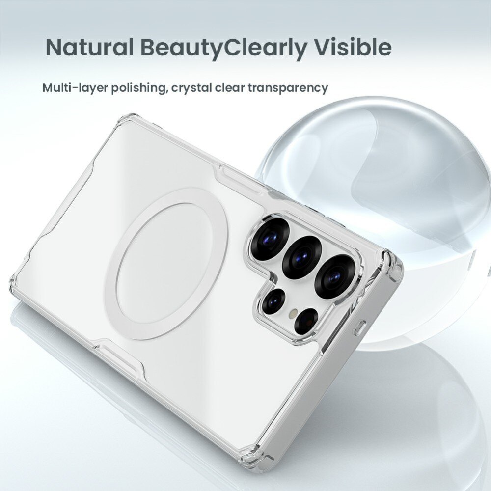 Coque Nature Pro MagSafe Samsung Galaxy S25 Ultra, transparent