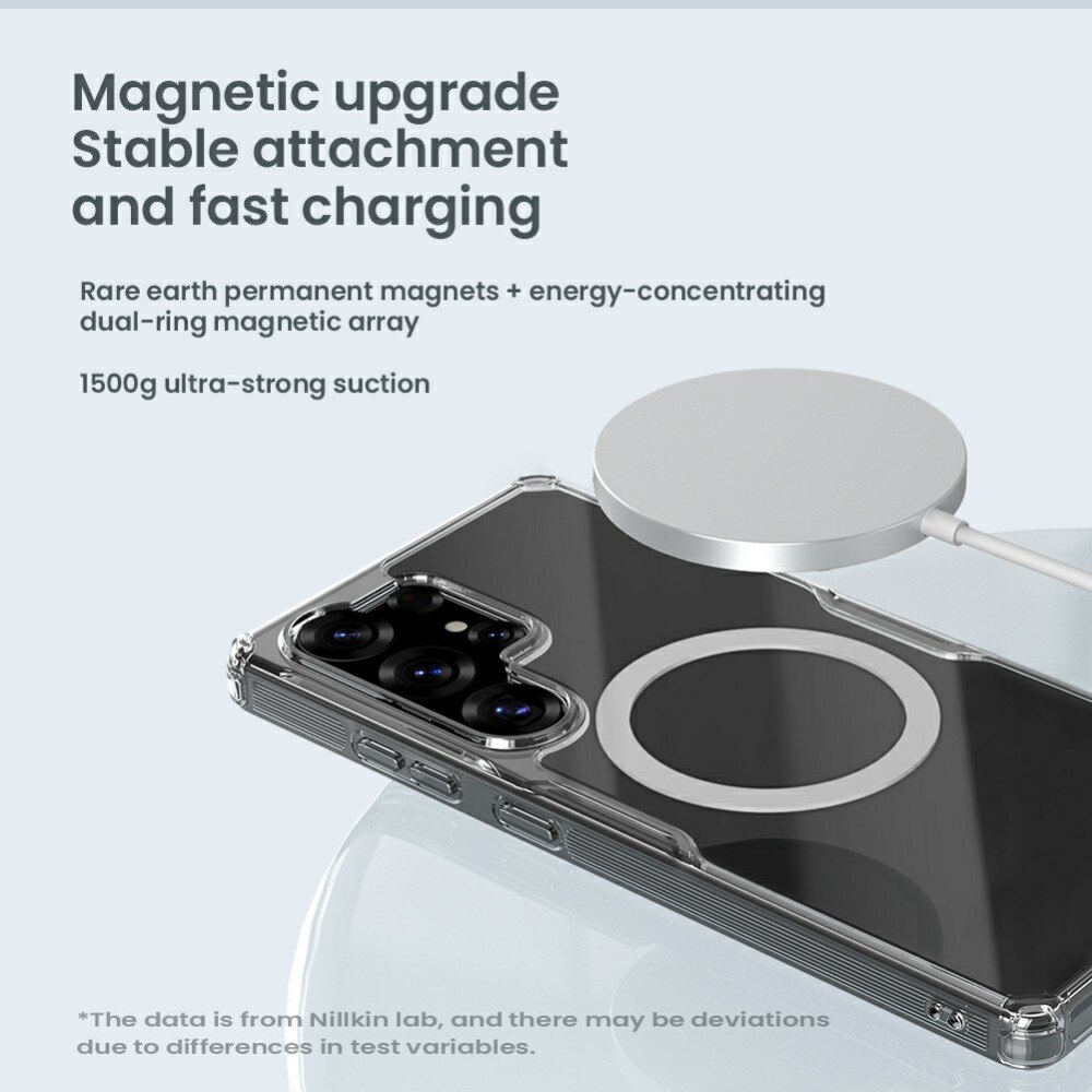 Coque Nature Pro MagSafe Samsung Galaxy S25 Ultra, transparent