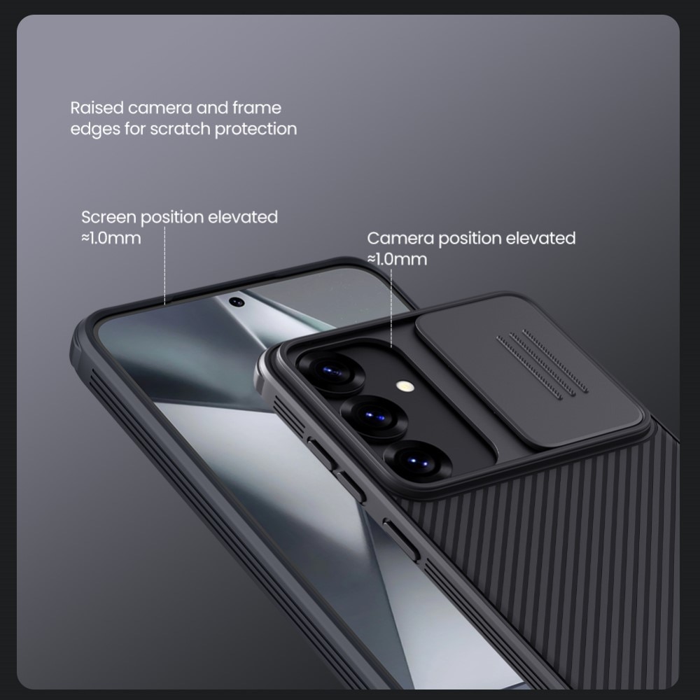 Coque CamShield Samsung Galaxy S25 Plus, Noir