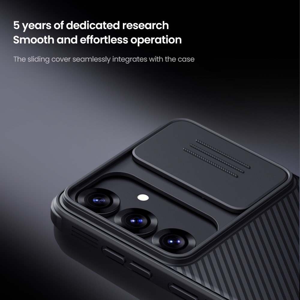Coque CamShield Samsung Galaxy S25 Plus, Noir