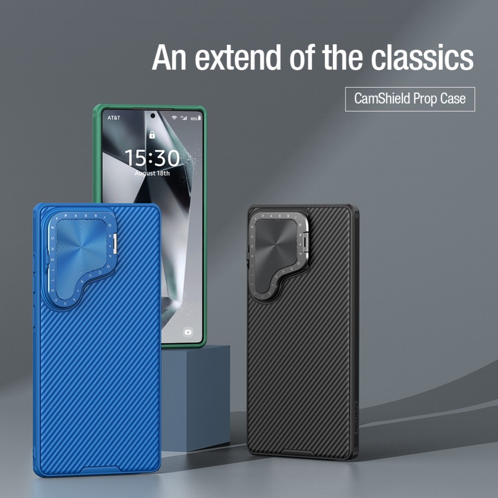Coque CamShield Prop Samsung Galaxy S25 Ultra, Vert