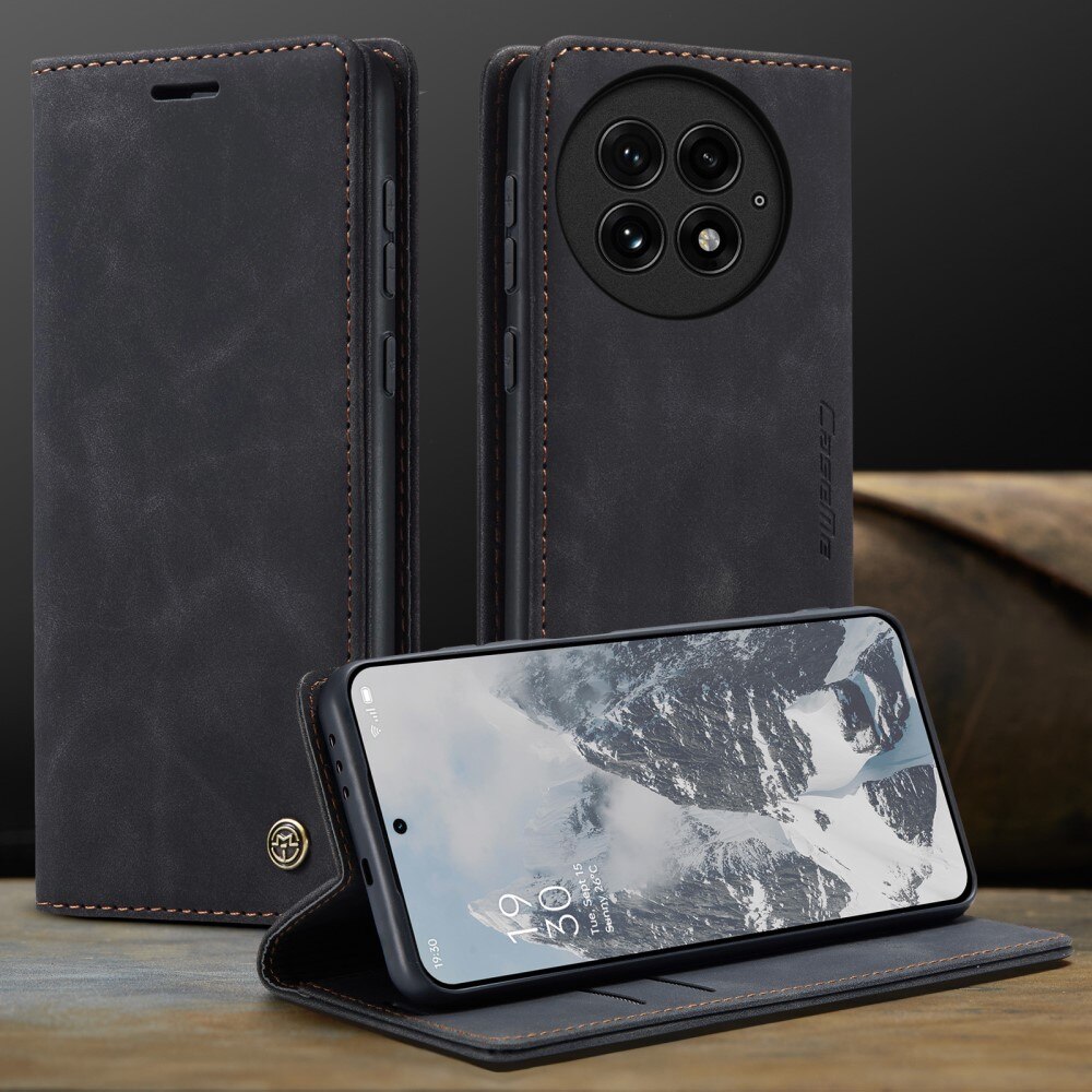 Étui portefeuille mince  OnePlus 13, Noir