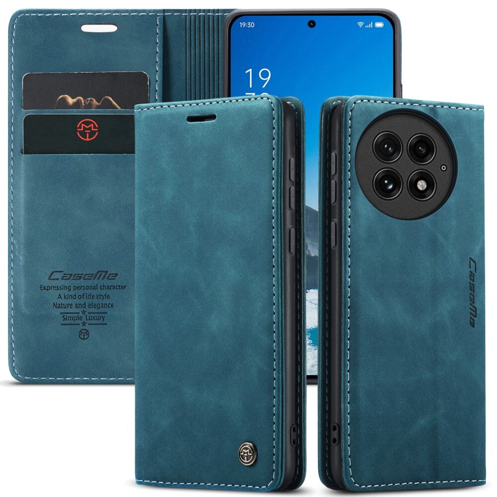 Étui portefeuille mince  OnePlus 13, Bleu