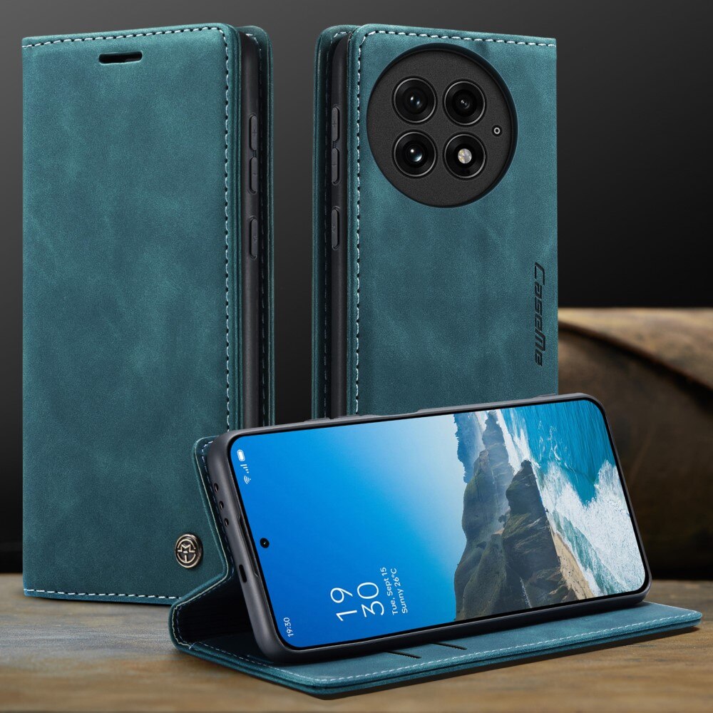 Étui portefeuille mince  OnePlus 13, Bleu
