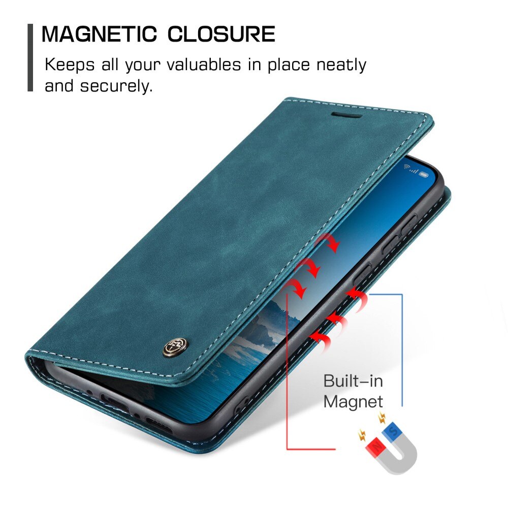 Étui portefeuille mince  OnePlus 13, Bleu
