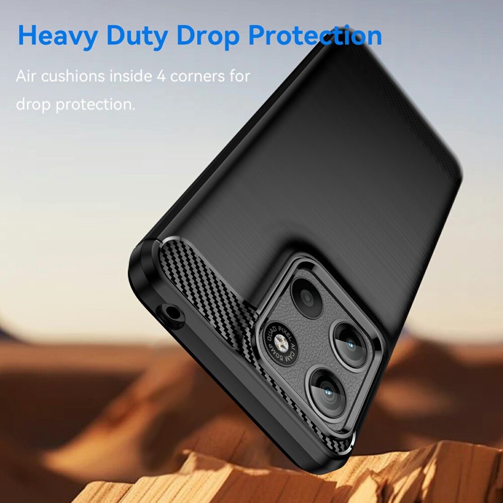Coque TPU Brushed Motorola Moto E15, [FÄRG}