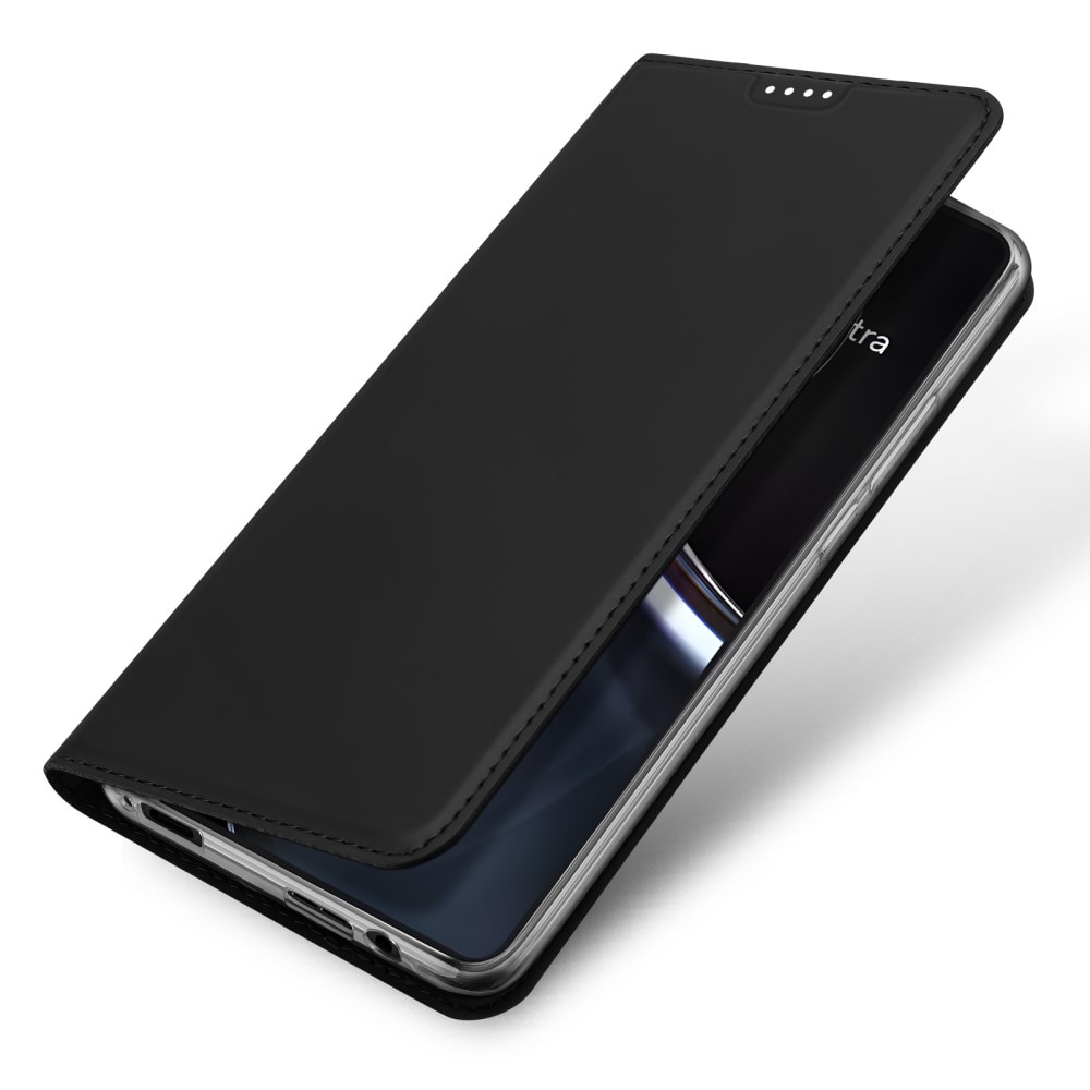 Étui portefeuille Skin Pro Series Asus Zenfone 12 Ultra, Noir
