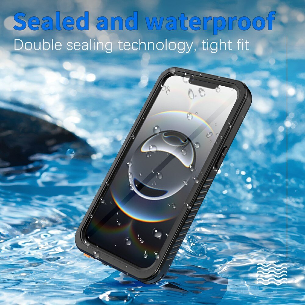 Coque étanche iPhone 16e, transparent