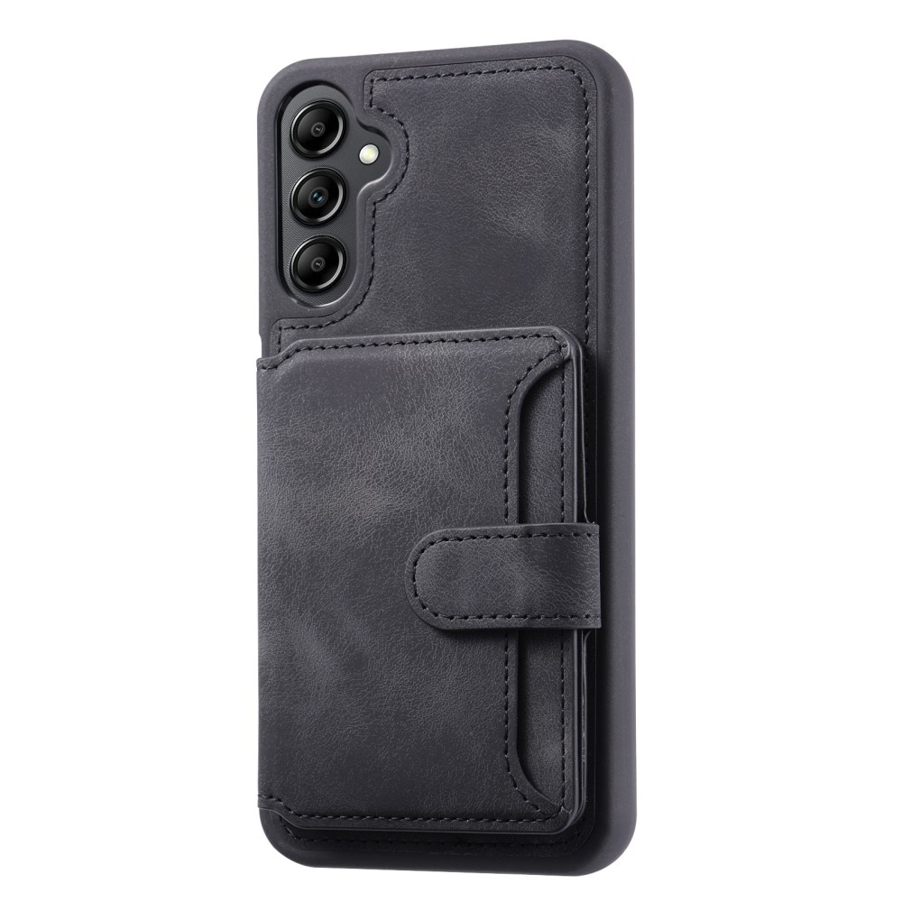 Coque porte-cartes Multi-slot anti-RFID Samsung Galaxy A56, noir
