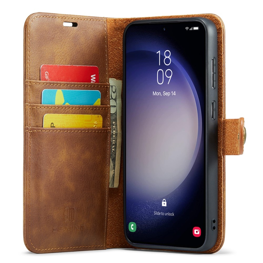 Étui portefeuille Magnet Wallet Samsung Galaxy A56, Cognac