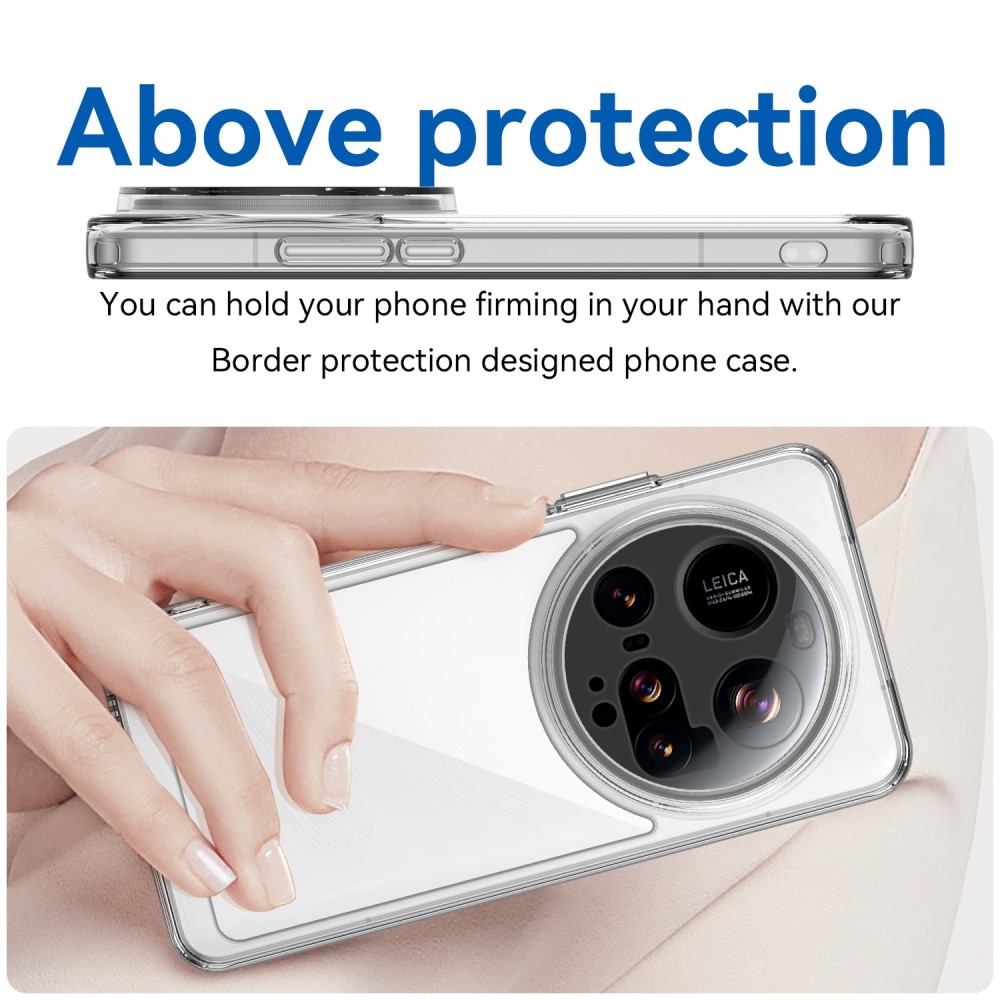Coque hybride pour Xiaomi 15 Ultra, transparent
