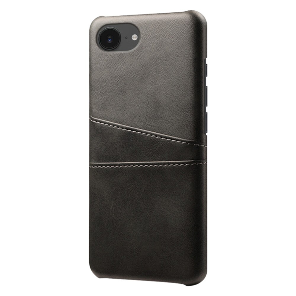 Coque Card Slots iPhone 16e, Noir