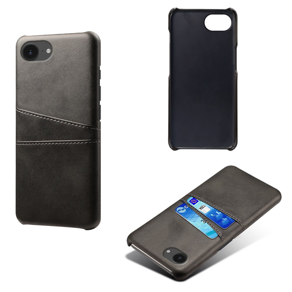 Coque Card Slots iPhone 16e, Noir