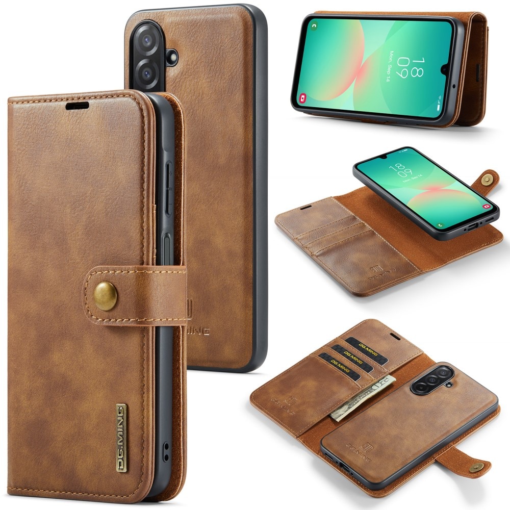 Étui portefeuille Magnet Wallet Samsung Galaxy A26, Cognac