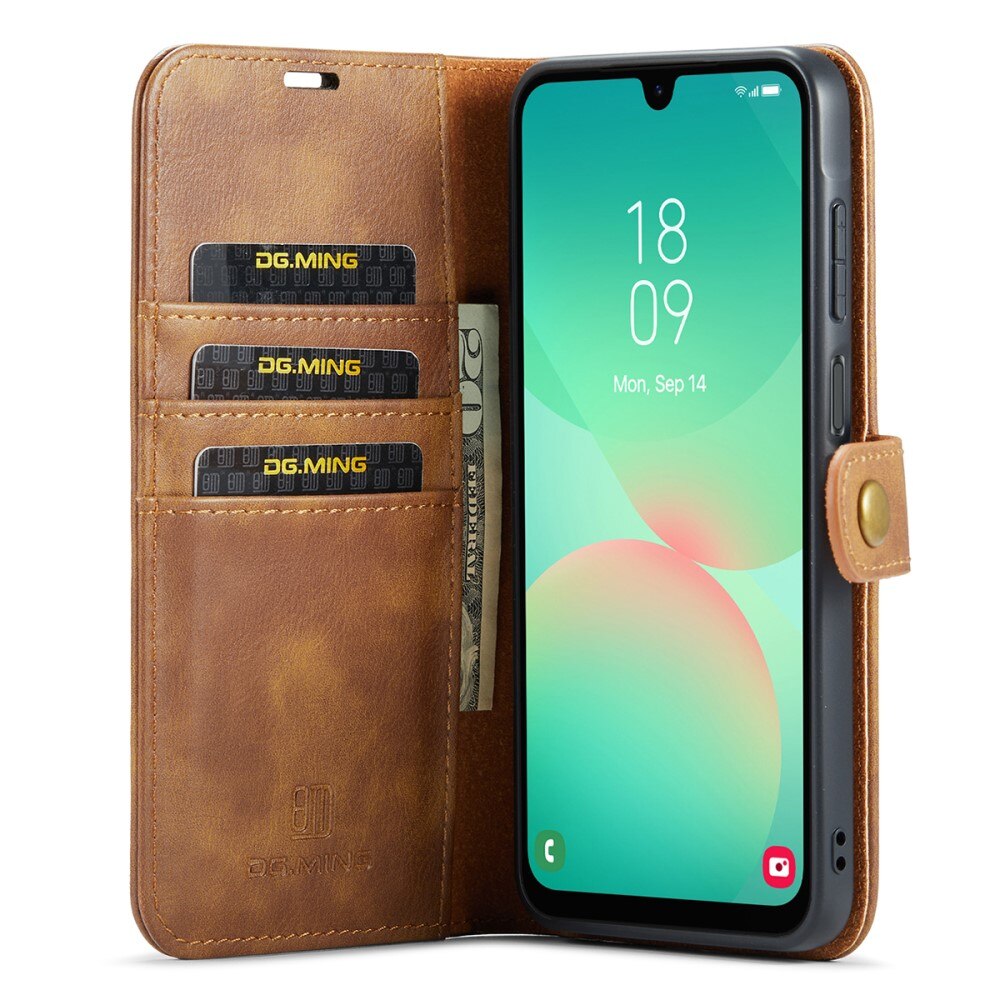 Étui portefeuille Magnet Wallet Samsung Galaxy A26, Cognac
