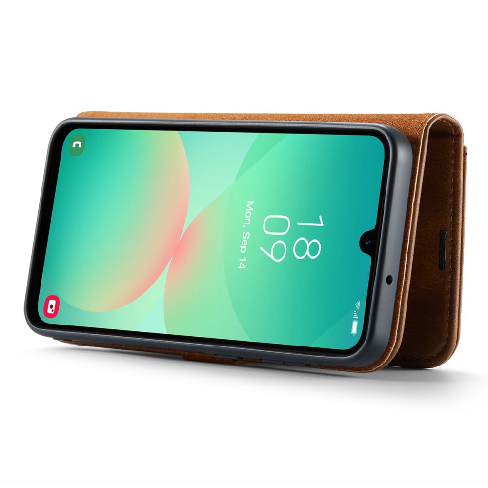 Étui portefeuille Magnet Wallet Samsung Galaxy A26, Cognac