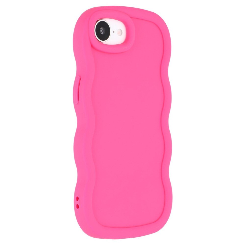 Coque TPU Wavy Edge iPhone 16e, Rose