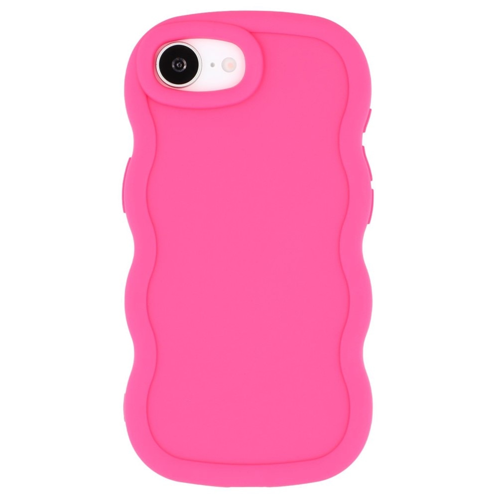 Coque TPU Wavy Edge iPhone 16e, Rose