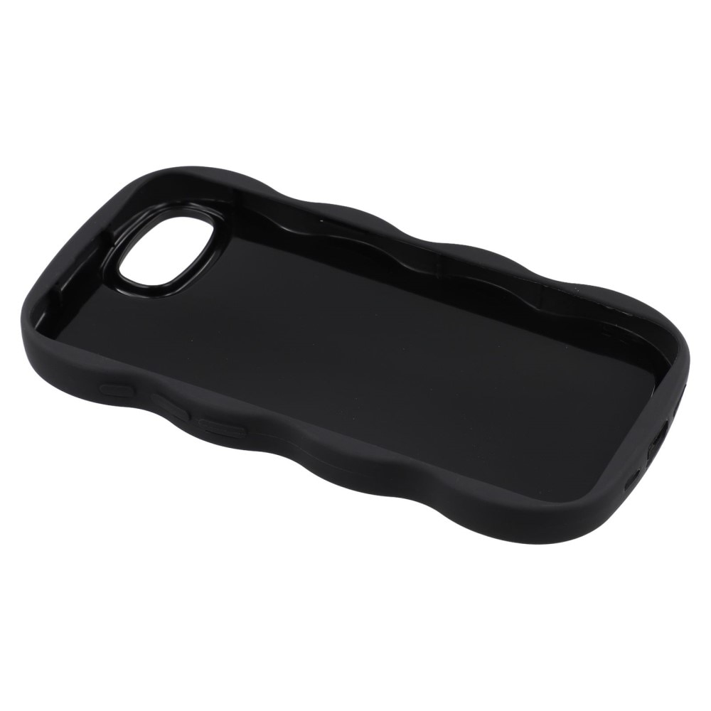 Coque TPU Wavy Edge iPhone 16e, Noir