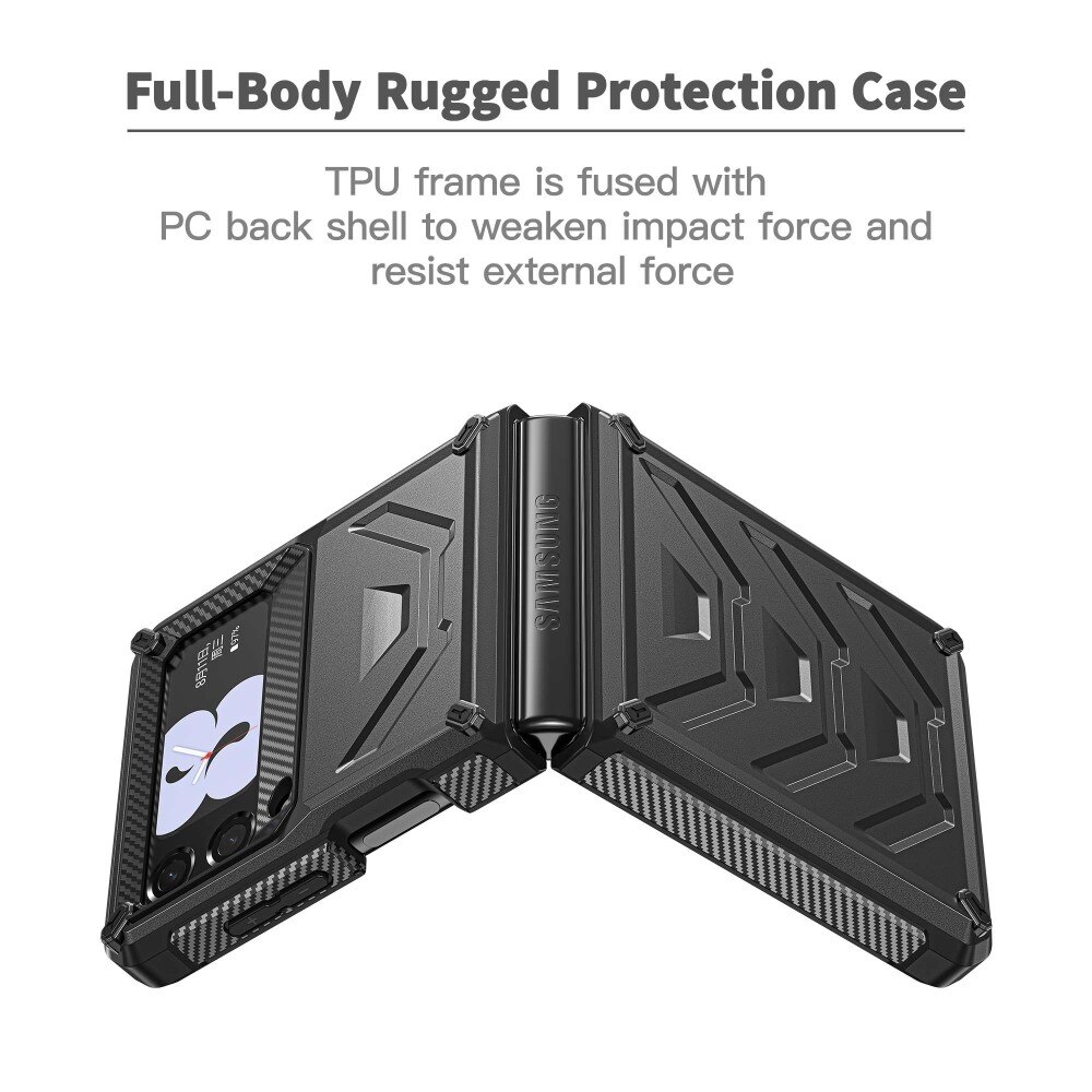 Coque Tactical Full Protection Samsung Galaxy Z Flip 3 Noir