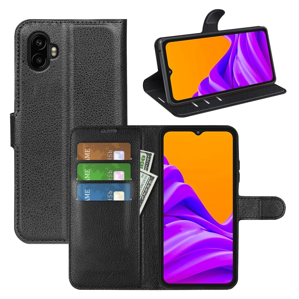 Coque portefeuille Samsung Galaxy Xcover 7 Pro, Noir
