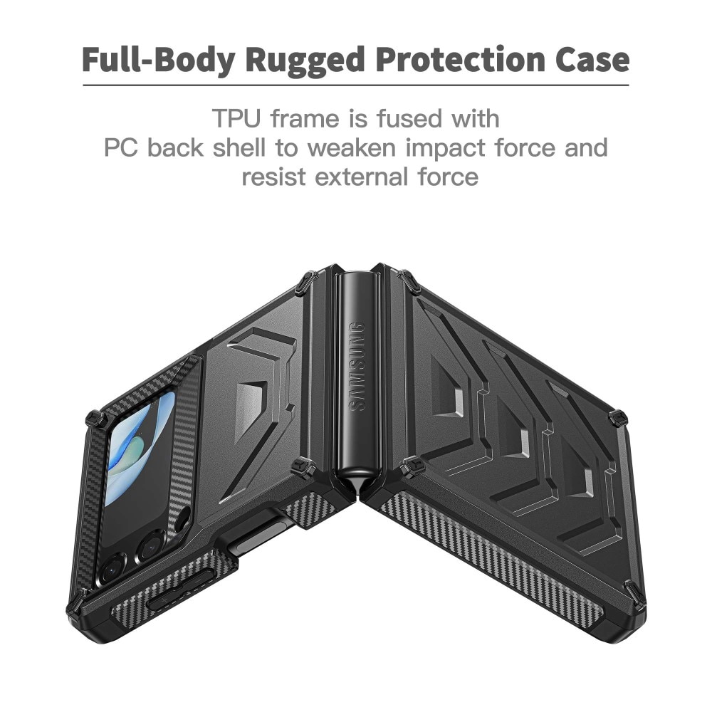 Coque Tactical Full Protection Samsung Galaxy Z Flip 4 Noir
