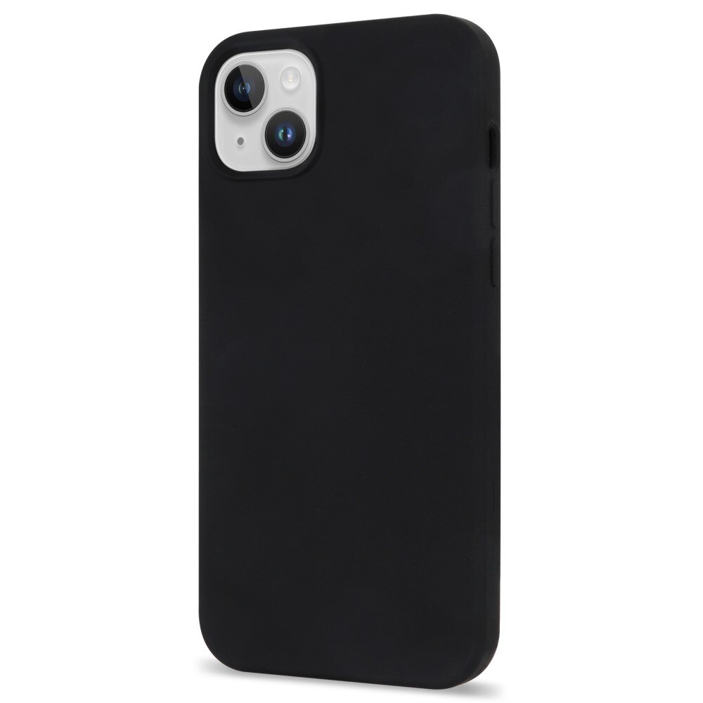 Coque en silicone iPhone 14, noir