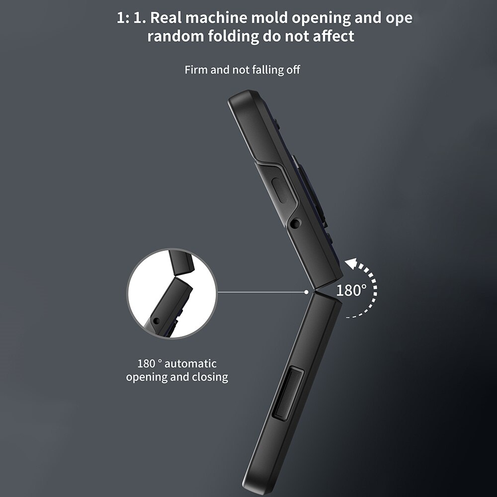 Coque Hybride Ring avec Protège Caméra Samsung Galaxy Z Fold 7, noir