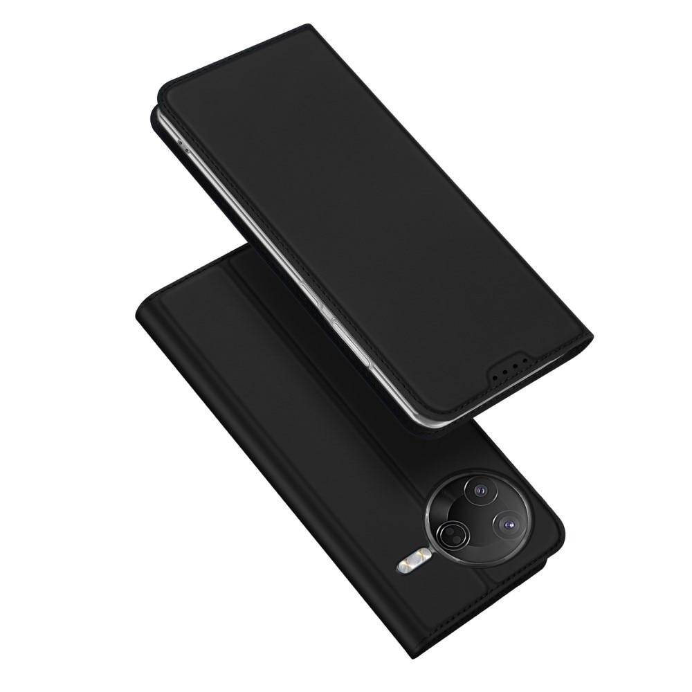 Étui portefeuille Skin Pro Series Xiaomi Poco F7 Pro, Noir