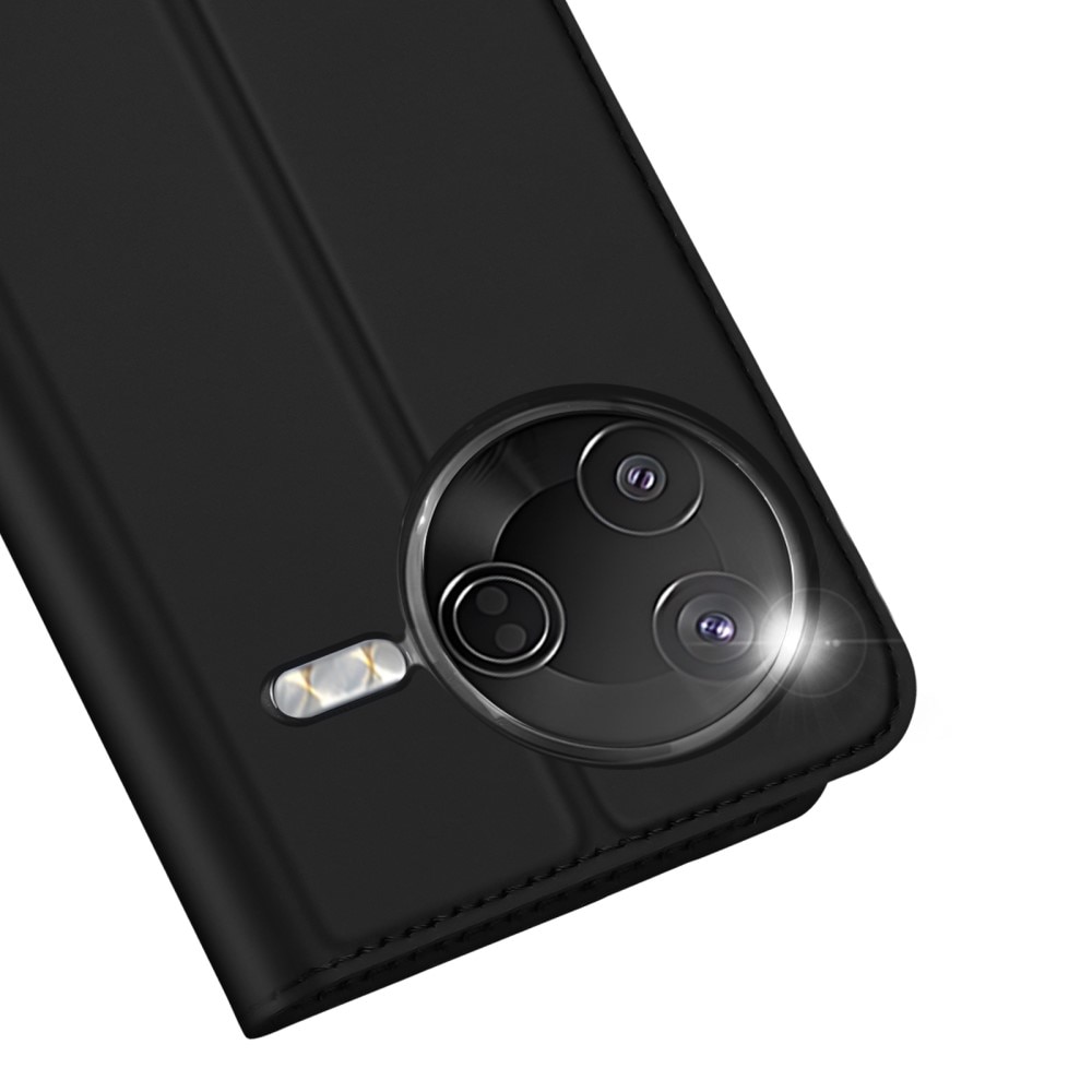 Étui portefeuille Skin Pro Series Xiaomi Poco F7 Pro, Noir