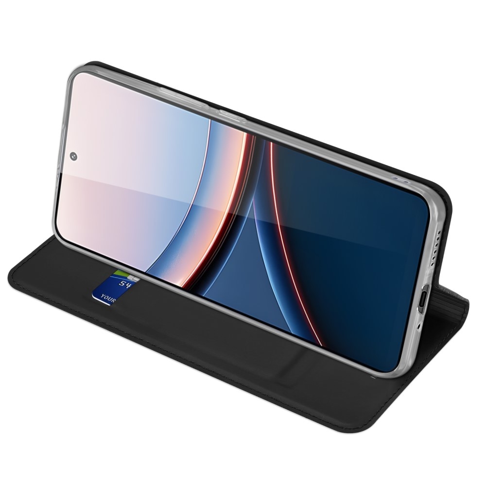 Étui portefeuille Skin Pro Series Xiaomi Poco F7 Ultra, Noir