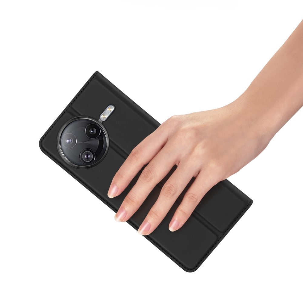 Étui portefeuille Skin Pro Series Xiaomi Poco F7 Ultra, Noir