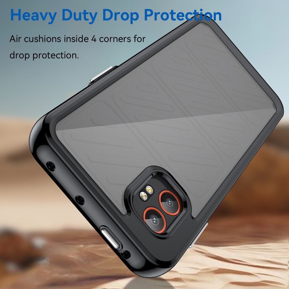 Coque hybride pour Samsung Galaxy Xcover 7 Pro, Noir