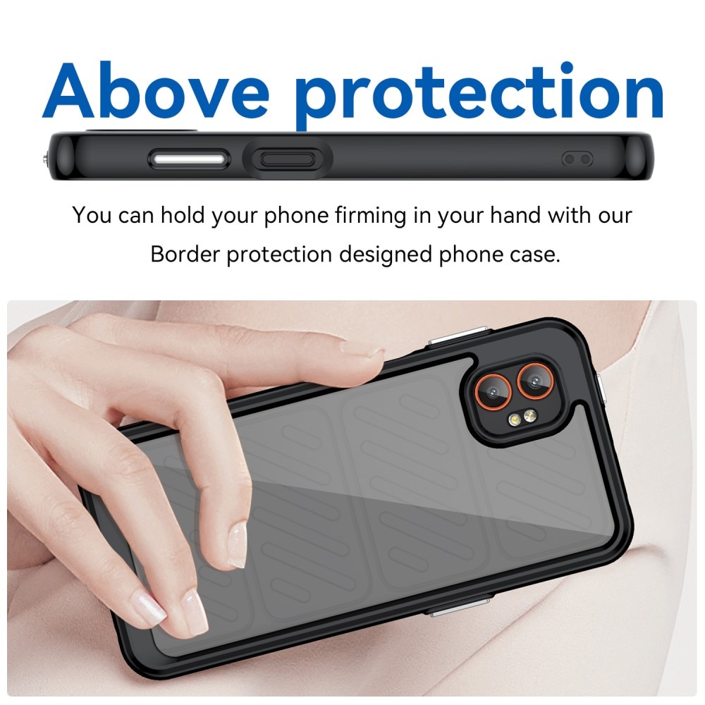 Coque hybride pour Samsung Galaxy Xcover 7 Pro, Noir